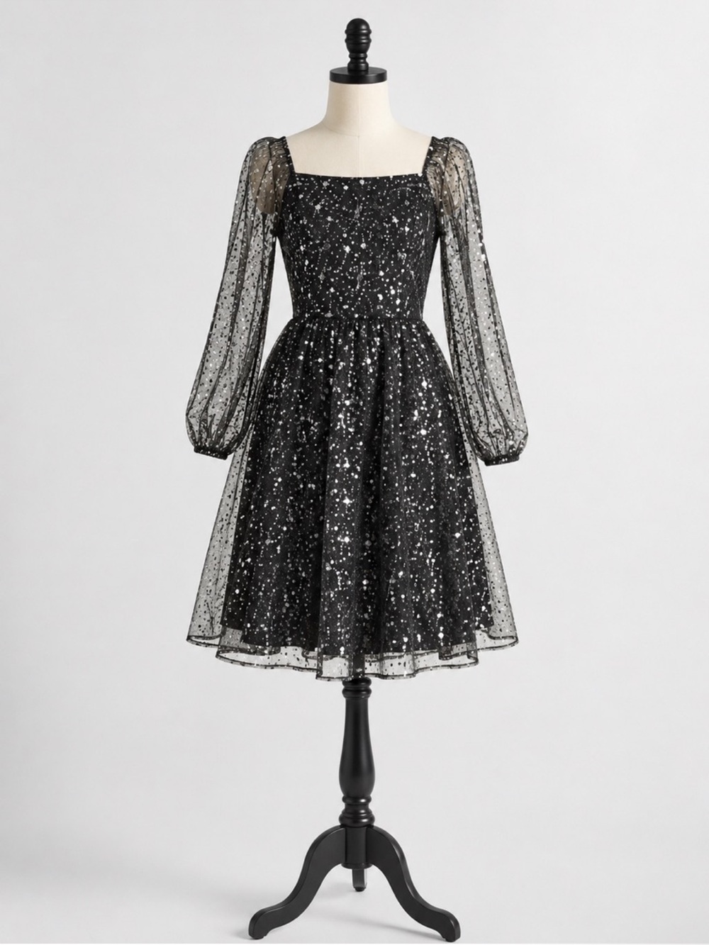 FAO Schwarz Girls Star Metallic Mesh Dress - Black, L (Size 10/12)
NWT!